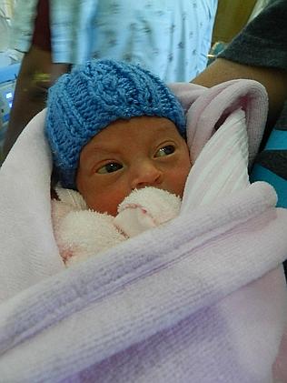 Baby Maddison born premature in Fiji