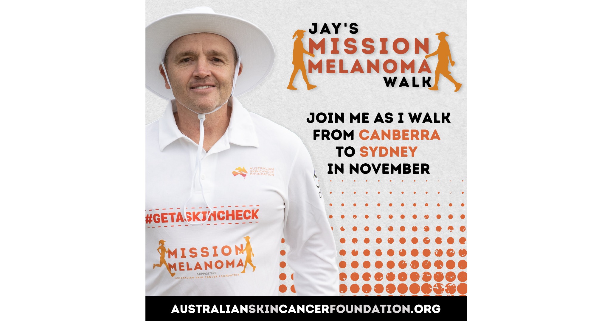 Jay's Mission Melanoma Walk