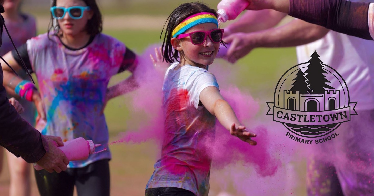 Castletown Primary School Colour Fun Run 2024