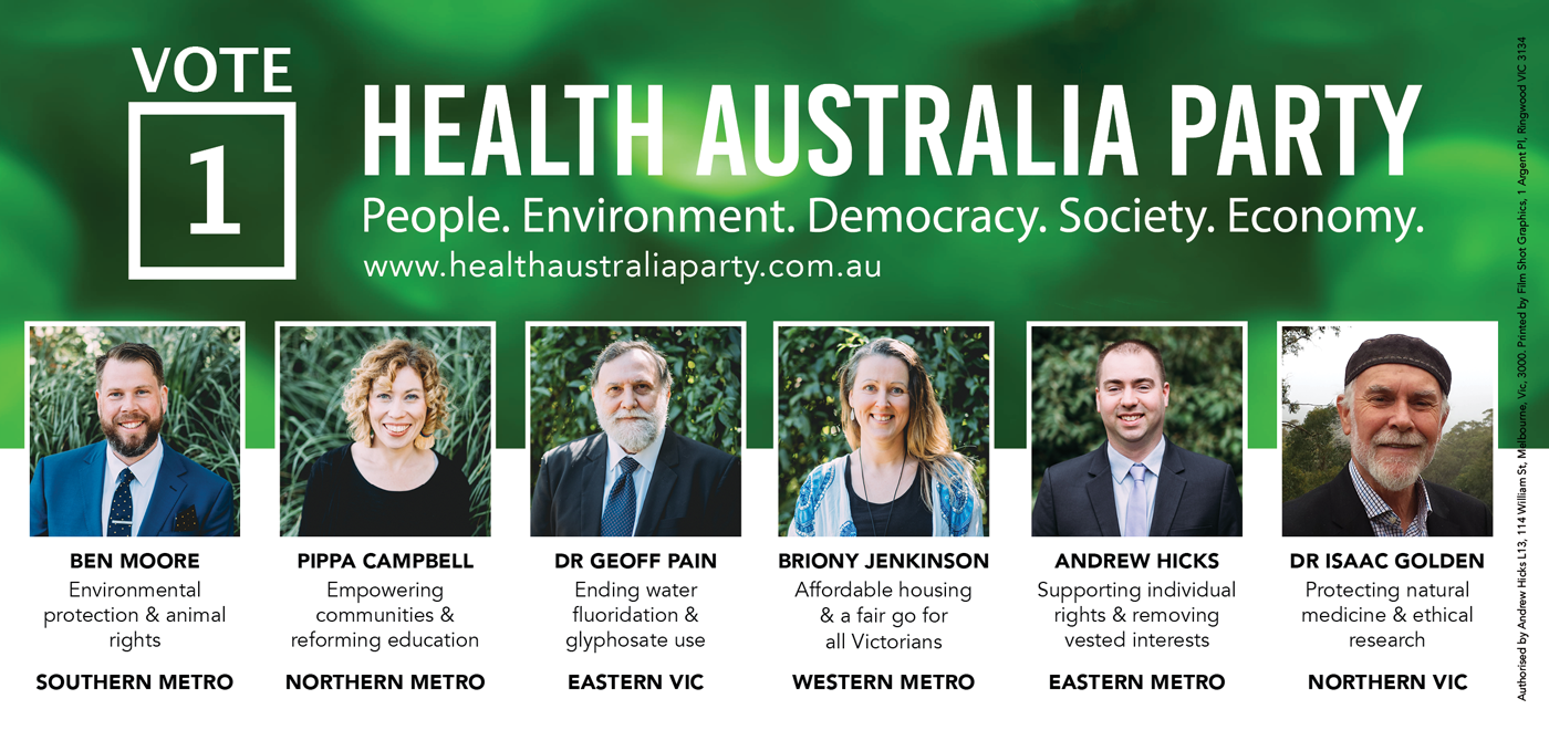 Health Australia Party - election fundraiser 