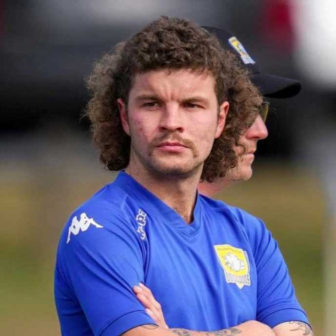 Capalaba FC Pink Weekend Liam's mullet is going!